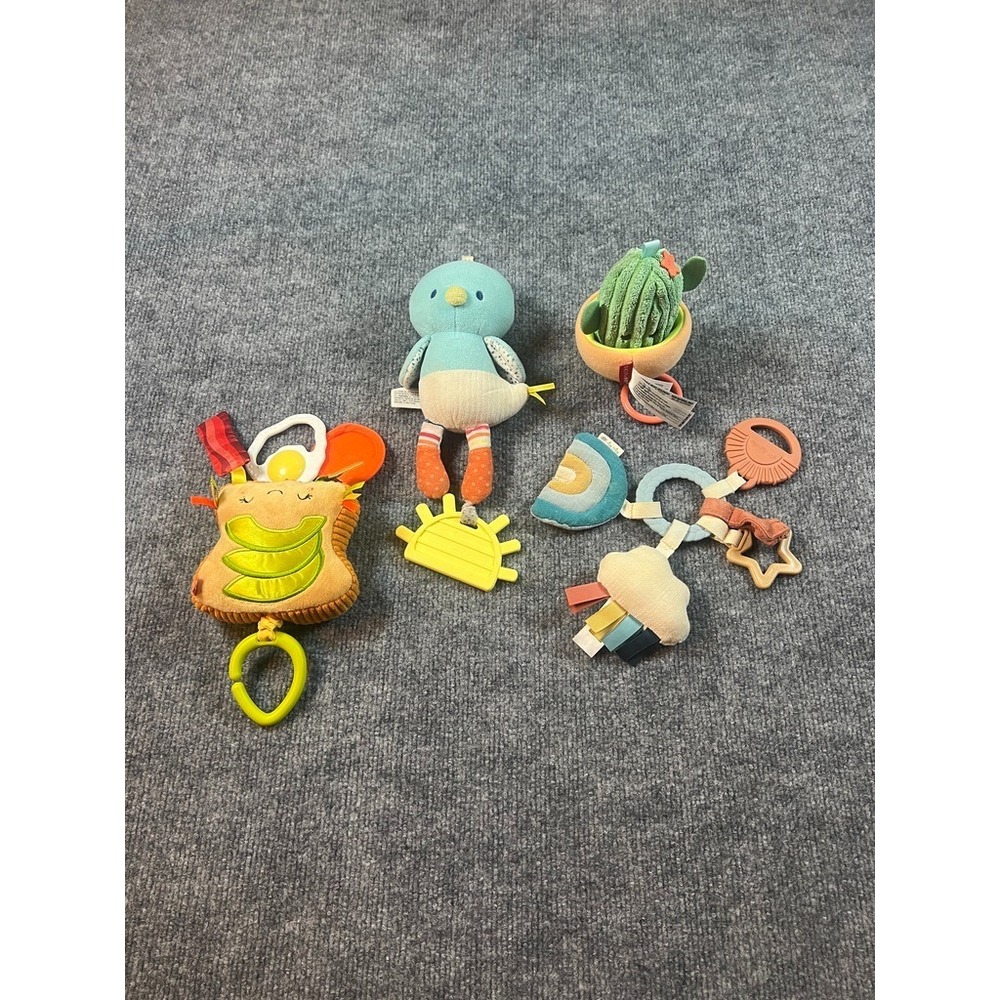 Skip Hop - Tinkle Crinkle - Itzy Ritzy Plush Toys - Lot of Four